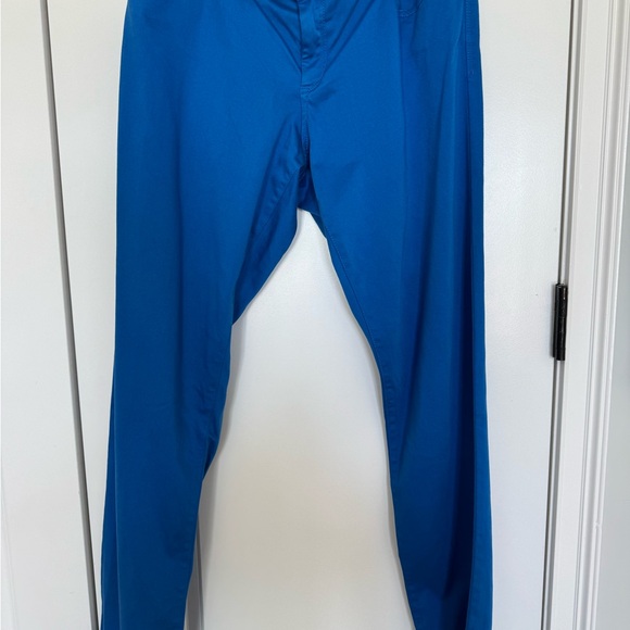 Lilly Pulitzer Size 14 Like New Blue Cotton Pants. - Picture 3 of 3